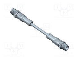 Cable: for sensors/automation; PIN: 4; M12-M12; D code-Ethernet