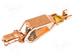 Crocodile clip; 20A; Grip capac: max.12.7mm; Overall len: 57mm