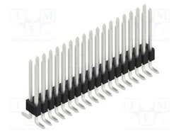 Connector: pin strips; pin header; male; PIN: 36; 1.27mm; SMT; 2x18