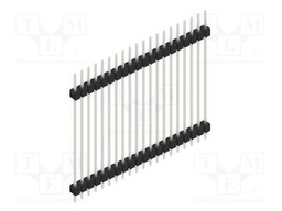 Connector: pin strips; pin header; male; PIN: 20; 2.54mm; THT; 1x20