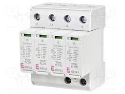 Surge arrester; Type 1+2+3; Poles: 3; In 8/20us: 40kA; -40÷85°C