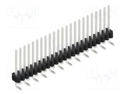 Connector: pin strips; pin header; male; PIN: 23; 1.27mm; SMT; 1x23