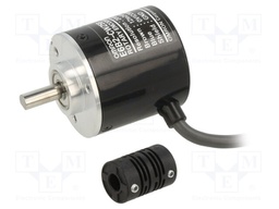 Encoder: incremental; Usup: 12÷24VDC; 2000imp/revol; shaft 6mm