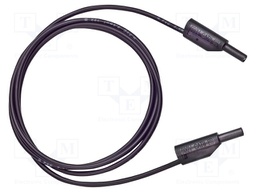 Test lead; 10A; 2mm banana plug-2mm banana plug; insulated