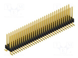 Connector: pin strips; pin header; male; PIN: 64; 1.27mm; SMT; 2x32