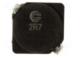 Inductor: wire; SMD; 2.7uH; Ioper: 4.08A; 13mΩ; ±30%; Isat: 2.6A