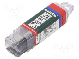 Drill bit; for metal; Ø: 2mm; L: 49mm; HSS-R; Working part len: 24mm