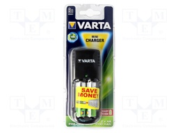 Charger: for rechargeable batteries; Ni-MH; Size: AA,AAA,R3,R6