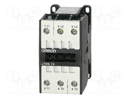 Contactor: 3-pole; NO x3; 24VDC; 74A; for DIN rail mounting; J7KN