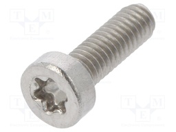 Screw; M2,5x8; Head: cheese head; Torx®; TX08; A2 stainless steel