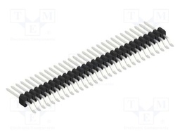 Connector: pin strips; pin header; male; PIN: 30; 1.27mm; SMT; 1x30