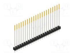 Connector: pin strips; pin header; male; PIN: 22; 2.54mm; THT; 1x22