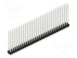 Connector: pin strips; pin header; male; PIN: 64; 2.54mm; THT; 2x32
