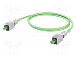 Patch cord; SF/UTP; Cat 5e; RJ45 plug,both sides; stranded; 2m