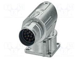 Connector: M17; socket; M17 PRO; PIN: 17; 60V; 3.6A; IP67; crimped