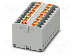 Splice terminal: rail; 24A; 450V; push-in; PA; L: 21.7mm; 0.14÷4mm2