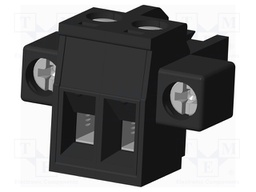 Connector: pluggable terminal block; plug; female; straight; 300V