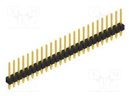Connector: pin strips; pin header; male; PIN: 25; 2.54mm; THT; 1x25