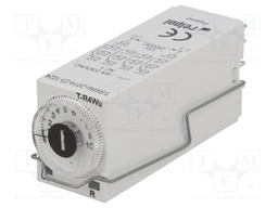 Timer; 0,1s÷100h; 4PDT; 250VAC/6A; 24VDC; DIN,socket,on panel