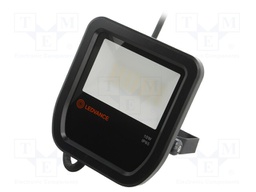 Lamp: LED flood light; 3000(typ)K; IP65; Body: black; 10W; Len: 1m
