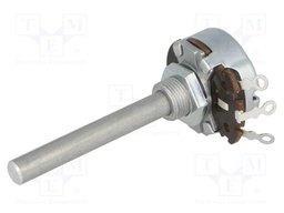 Potentiometer: shaft; single turn; 5Ω; 4W; ±20%; 6mm; Shaft: smooth