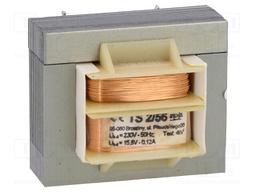 Transformer: mains; 2VA; 230VAC; 15.8V; 0.12A; Mounting: screw type