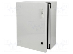 Enclosure: wall mounting; X: 515mm; Y: 415mm; Z: 230mm; CAB; grey