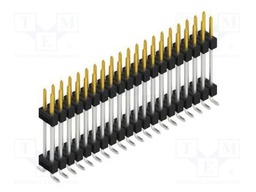 Connector: pin strips; pin header; male; PIN: 40; 2.54mm; SMT; 2x20