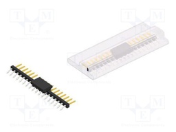 Connector: pin strips; pin header; male; PIN: 18; 2mm; SMT; 1x18
