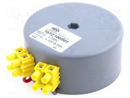 Transformer: toroidal; 100VA; 230VAC; 12V; 8.33A; 1.4kg; Ø: 95mm