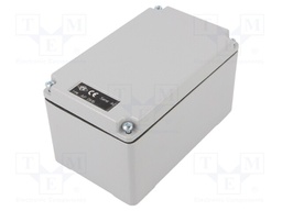 Enclosure: multipurpose; X: 92mm; Y: 152mm; Z: 86mm; aluminium; IP65