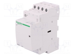 Contactor: 4-pole installation; NO x4; 24VAC; 25A; DIN; ICT; W: 36mm