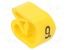Markers for cables and wires; Label symbol: 9; 8÷16mm; PVC; PA