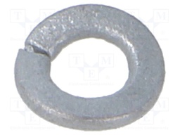 Washer; spring; M3; D=6.2mm; h=1.1mm; steel; Plating: zinc; DIN 128A