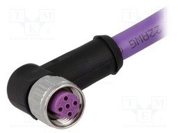 Plug; M12; PIN: 4; female; B code-Profibus; 10m; Insulation: PVC