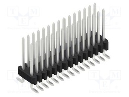 Connector: pin strips; pin header; male; PIN: 30; 1.27mm; SMT; 2x15