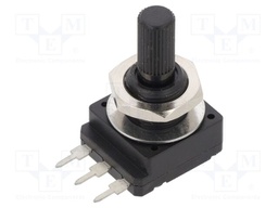 Potentiometer: shaft; single turn; 1kΩ; 60mW; PCB; 6mm; plastic