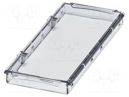 Cover; tiltable; transparent; UL94V-0; BC 107,6; polycarbonate