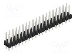 Connector: pin strips; pin header; male; PIN: 38; 2.54mm; THT; 2x19
