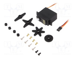 Motor: servo; 4.8÷6VDC; standard; analogue; 39g; 40.6x20.8x38mm
