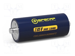 Capacitor: electrolytic; supercapacitor; 3000F; 2.85VDC; -40÷65°C