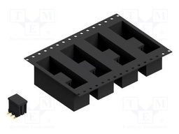 Connector: pin strips; pin header; male; PIN: 6; 2.54mm; SMT; 2x3