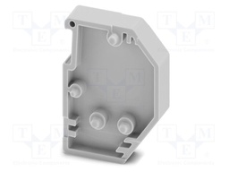 Separating plate; L: 24.4mm; ways: 1; W: 5.2mm; H: 18.5mm; Body: grey