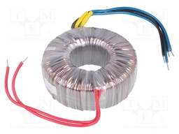 Transformer: toroidal; 160VA; 230VAC; 15V; 15V; 5.33A; 5.33A; 1.7kg
