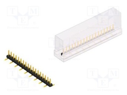 Connector: pin strips; pin header; male; PIN: 18; 2mm; SMT; 1x18