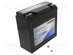 Re-battery: acid-lead; 12V; 24Ah; AGM; maintenance-free,right +