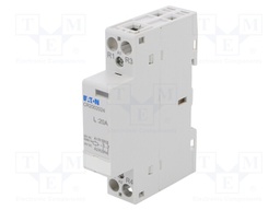 Contactor: 2-pole installation; NC x2; 24VAC; 20A; DIN; CR20