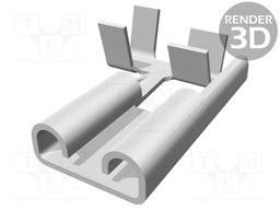 Terminal: flat; 6.35mm; 0.8mm; female; 1÷2.5mm2; crimped