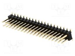 Pin header; pin strips; male; PIN: 40; vertical; 2.54mm; SMT; 2x20