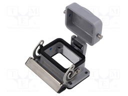 Enclosure: for rectangular connectors; size 3; with latch